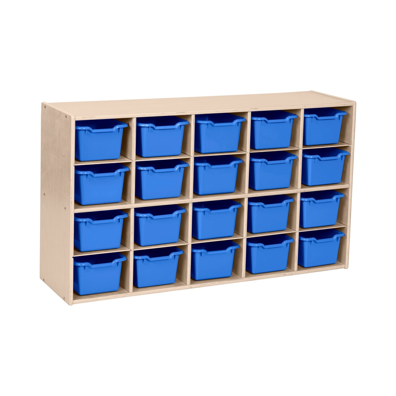 Streamline 20 Cubby Tray Cabinet and 20 Scoop Front Bins, 4x5
